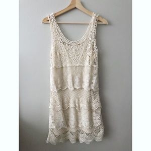 VintageAmerican Eagle Crochet Dress Festival  • XS